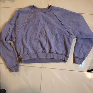 Groceries Organic Cotton Cropped Sweatshirt XS Made in USA